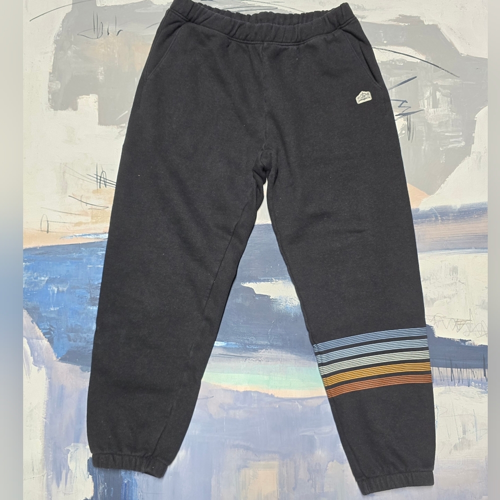 Mens Patagonia Line Logo Ridge Ride Stripe Uprisal Sweatpants Size Medium - Picture 1 of 5